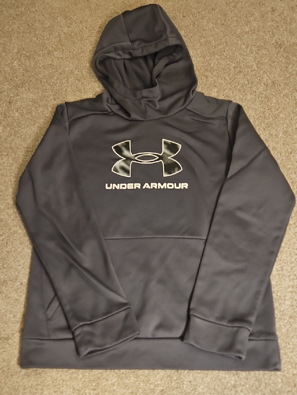 Under Armour Hooded Pullover - Charcoal